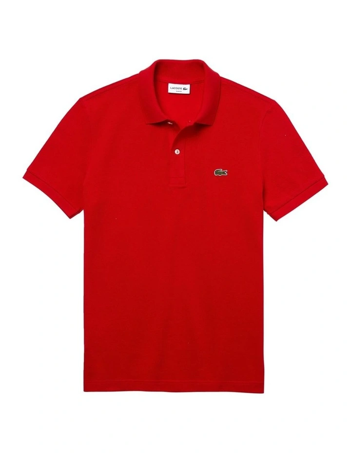 Lacoste Basic Slim Fit Polo Red - Image 3