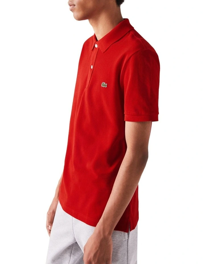 Lacoste Basic Slim Fit Polo Red - Image 5