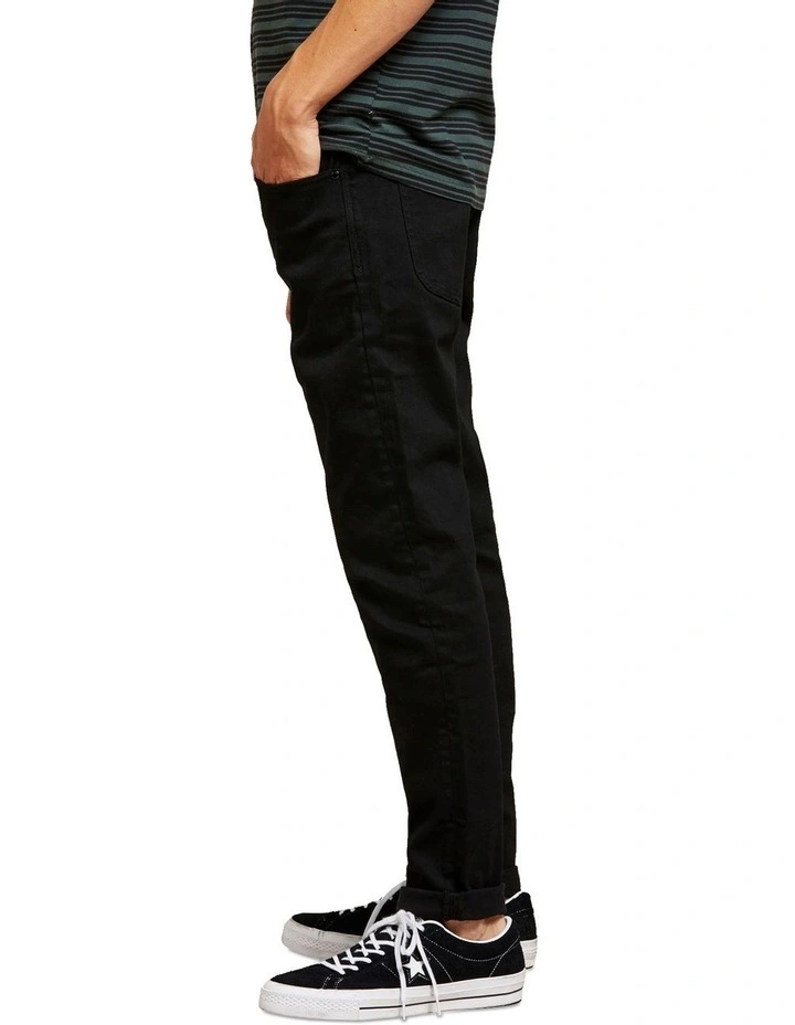 Lee Z-Two Slim Tapered Jeans Black - Image 4