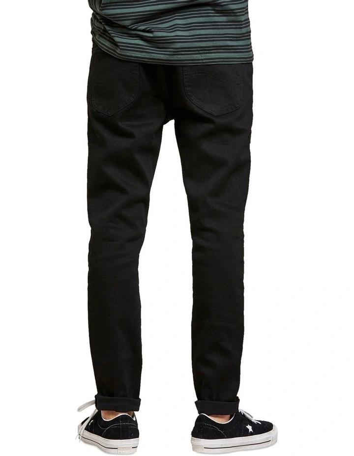 Lee Z-Two Slim Tapered Jeans Black - Image 5