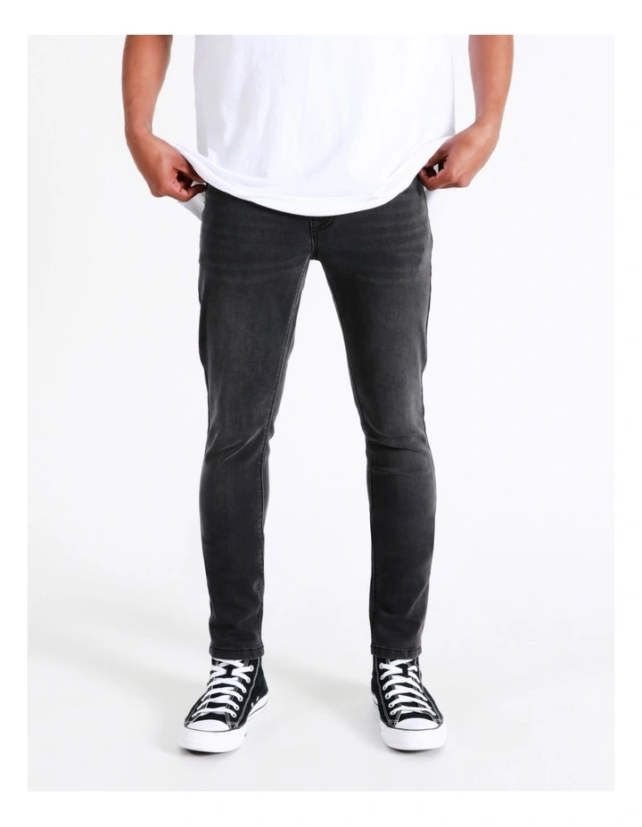 Kenji Zack 2 Skinny Jean Charcoal - Image 2