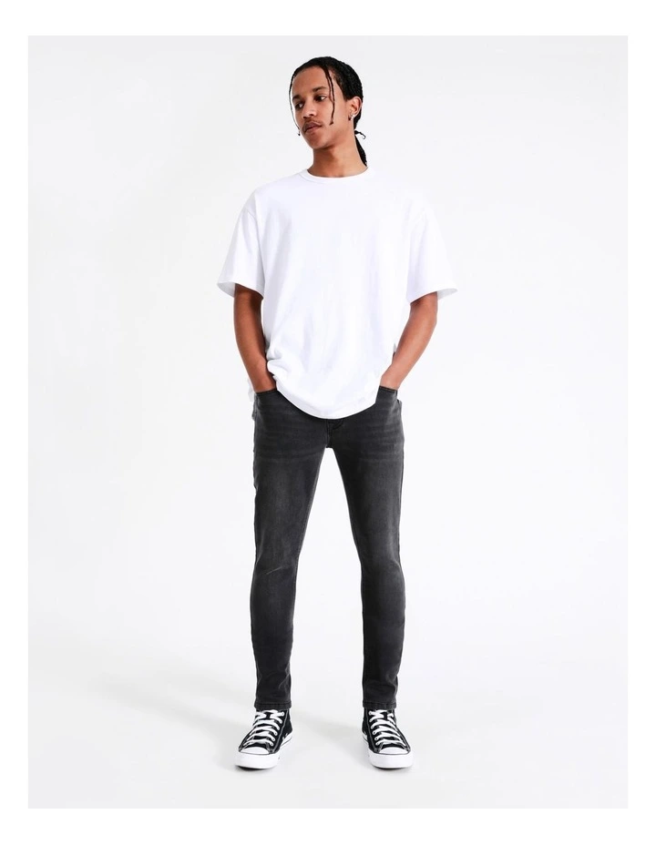Kenji Zack 2 Skinny Jean Charcoal - Image 5