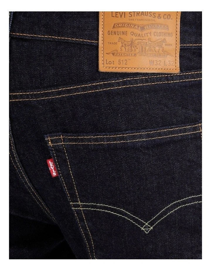 Levi's 512 Tapered Slim Fit Jeans Indigo - Image 7