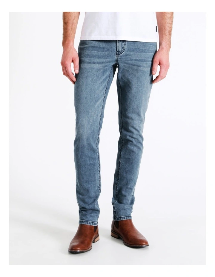 Maddox Kristian Slim Tapered Jean Blue - Image 2