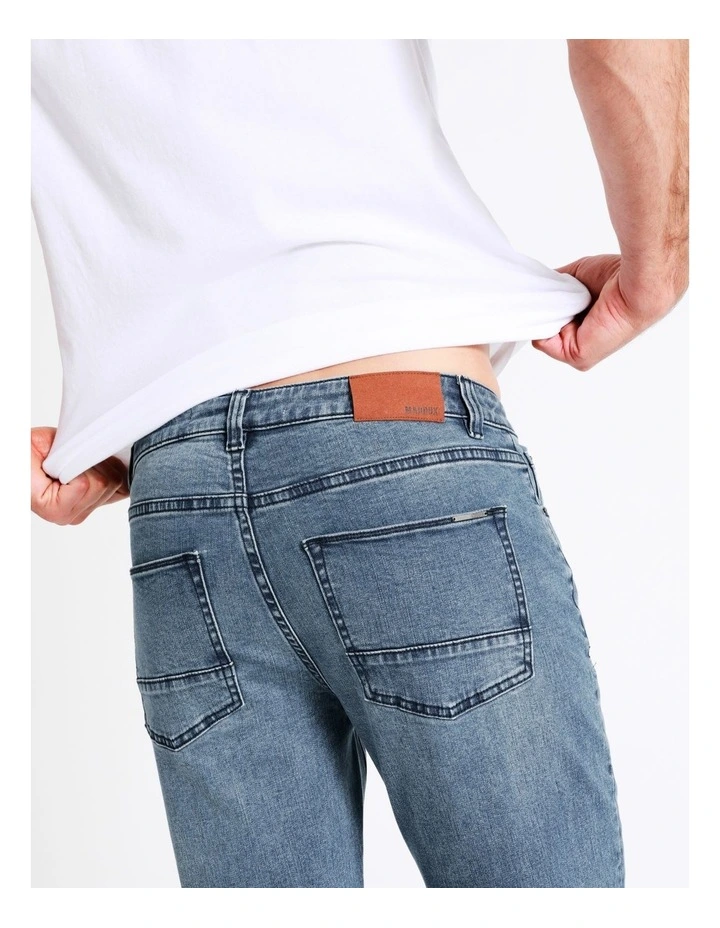 Maddox Kristian Slim Tapered Jean Blue - Image 4