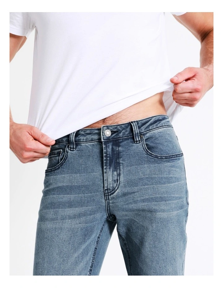 Maddox Kristian Slim Tapered Jean Blue - Image 7