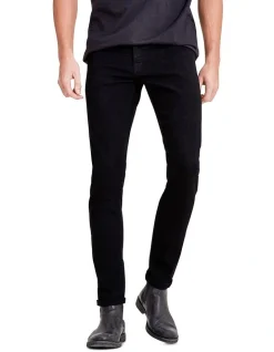 Jack & Jones Glenn Felix Am 46 Slim Fit Tapered Jeans Black