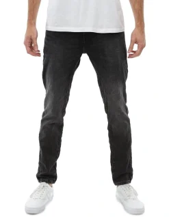 Industrie The Denim Drifter Nc Pant Washed Black