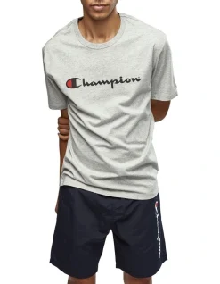 Champion Script Tee Grey