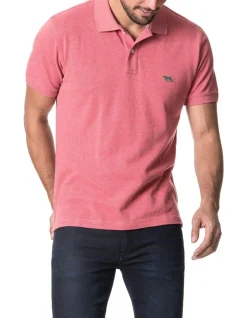 Rodd & Gunn The Gunn Polo In Dusty Rose