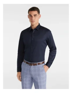 Yd. Mission Slim Fit Dress Shirt In Navy