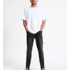 Kenji Ethan Slim Fit Jean Charcoal