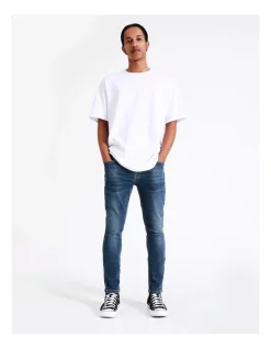 Kenji Zack Skinny Jean Mid Blue