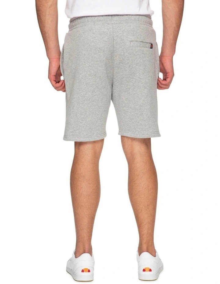 Ellesse Bossini Elasticated Waistband Sweat Shorts Grey Marle - Image 3