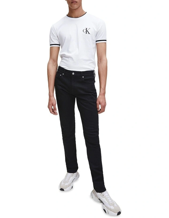 Calvin Klein Jeans 026 Low Rise Slim Jeans Black