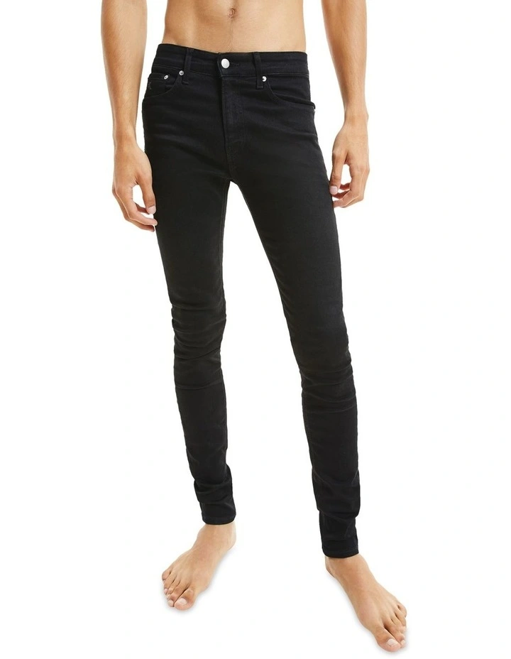 Calvin Klein Jeans 016 Low Rise Skinny Jeans Black