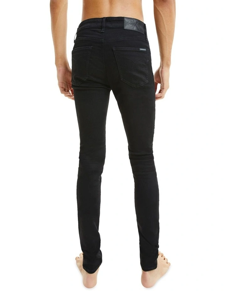 Calvin Klein Jeans 016 Low Rise Skinny Jeans Black - Image 5