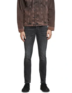 Jack & Jones Glenn Original Low Rise Slim Tapered Jeans Black