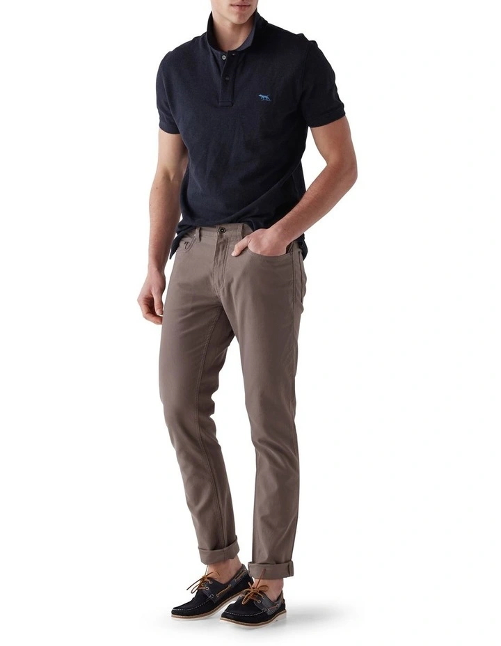 Rodd & Gunn Motion 2 Straight Jean Long Leg Pebble - Image 2