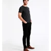 Maddox Kristian Slim Tapered Jean Solid Black