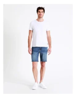 Maddox Bronx Denim Short Stonewash