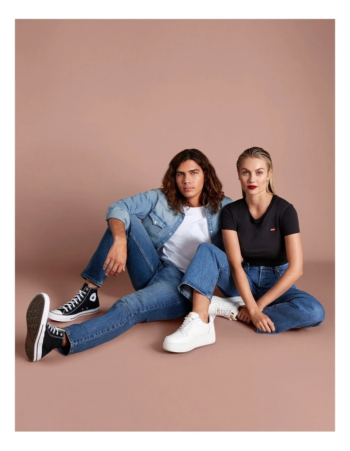 Levi's 512 Tapered Slim Fit Jeans Mid Blues - Image 4