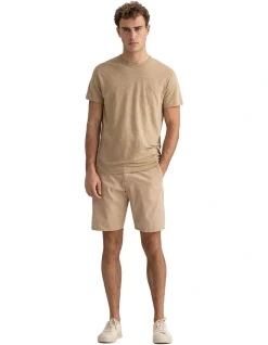 Gant Relaxed Summer Shorts In Khaki