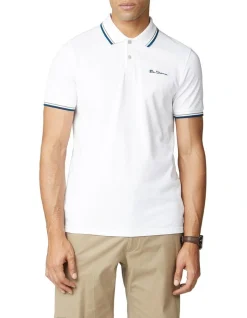 Ben Sherman Signature Romford Polo White