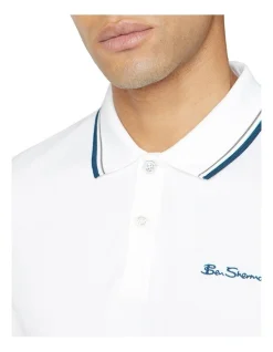 Ben Sherman Signature Romford Polo White -Nena & Pasadena Sales 787831930 3 720x928
