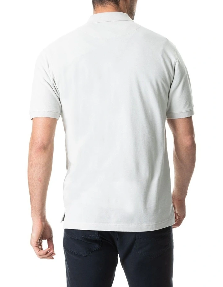 Rodd & Gunn The Gunn Original Fit Polo Fog 3 Rodd & Gunn The Gunn Original Fit Polo Fog - Image 3