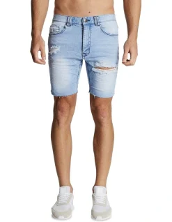 Nena & Pasadena Rawlins Denim Short Blue
