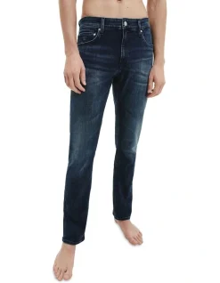 Calvin Klein Jeans Low Rise Slim Jeans Dark Wash