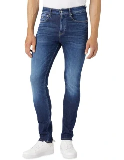 Calvin Klein Jeans Low Rise Skinny Jeans Dark Wash