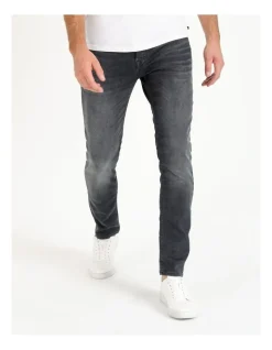 Jack & Jones 119 Tim Jos Slim Straight Fit Jeans Grey
