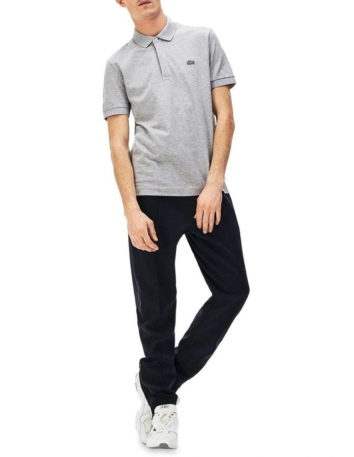 Lacoste Paris Stretch Polo Silver Chine
