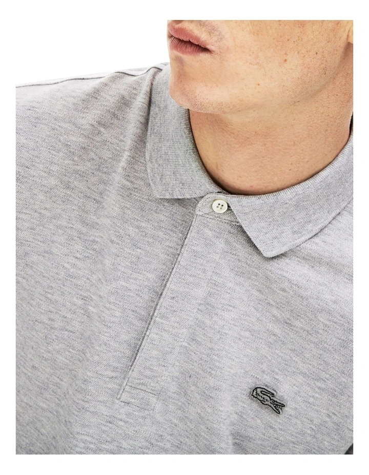 Lacoste Paris Stretch Polo Silver Chine - Image 3