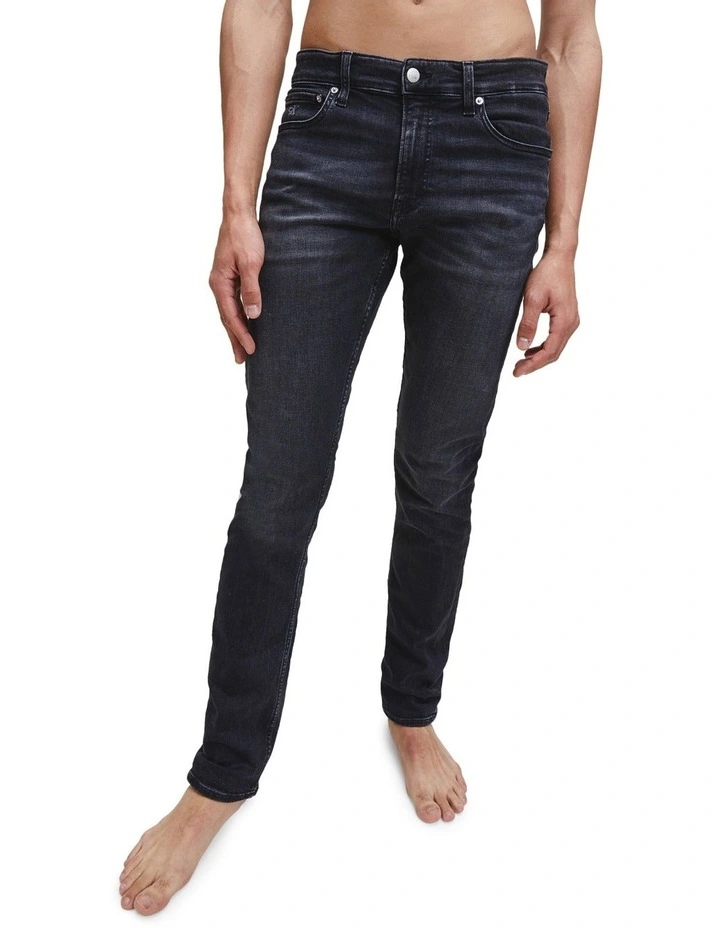 Calvin Klein Jeans 026 Low Rise Slim Jeans Black - Image 2