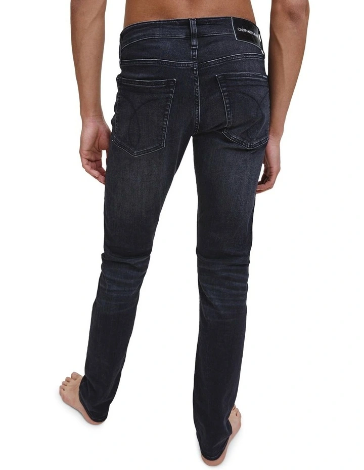 Calvin Klein Jeans 026 Low Rise Slim Jeans Black - Image 3