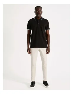 Blaq Amalfi Pique Polo In Black 10 Blaq Amalfi Pique Polo In Black -Nena & Pasadena Sales 833887360 4 3 720x928