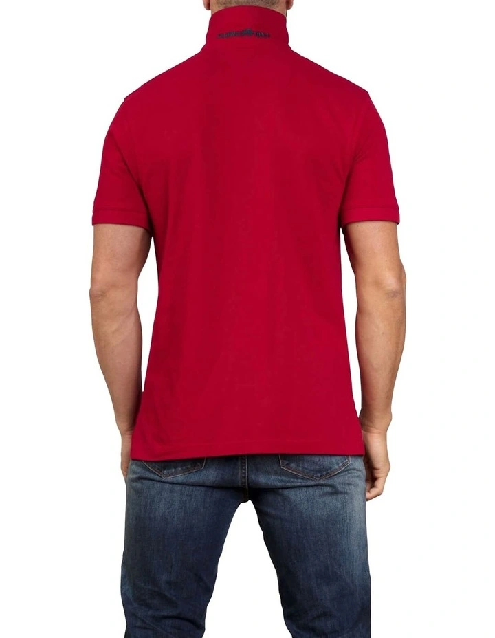 Raging Bull Organic Cotton Regular Fit Signature Polo Red - Image 2