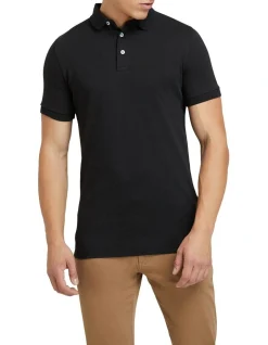 Oxford Austin Polo In Black