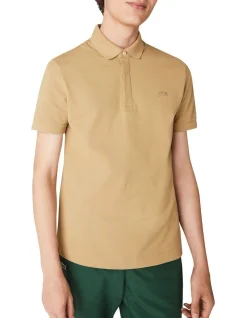 Lacoste Paris Stretch Polo Tan