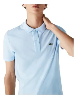 Lacoste Slim Fit Petit Pique Polo Shirt Blue