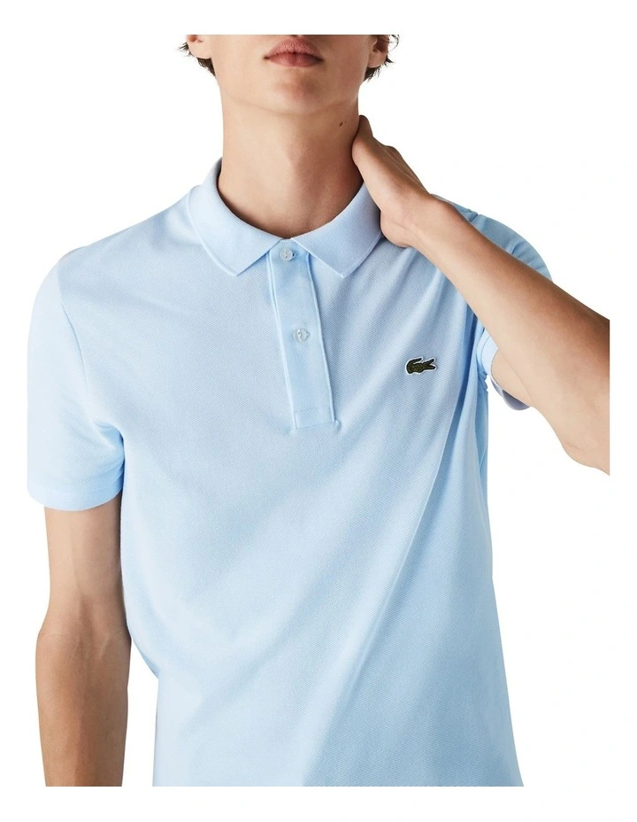 Lacoste Slim Fit Petit Pique Polo Shirt Blue