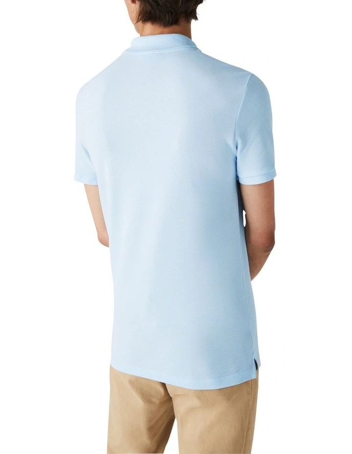 Lacoste Slim Fit Petit Pique Polo Shirt Blue - Image 2