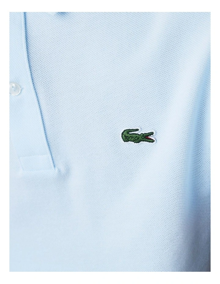 Lacoste Slim Fit Petit Pique Polo Shirt Blue - Image 6