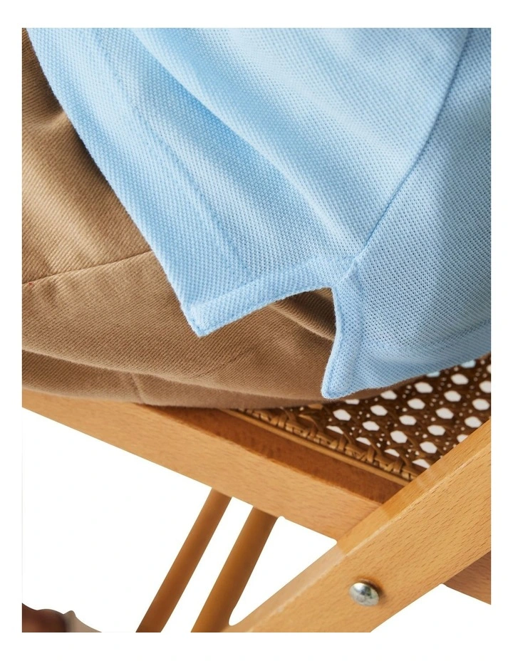 Lacoste Slim Fit Petit Pique Polo Shirt Blue - Image 7