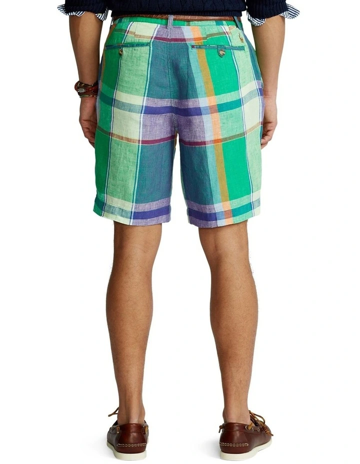 Polo Ralph Lauren Classic Fit Linen Madras Short 9-Inch 2 Polo Ralph Lauren Classic Fit Linen Madras Short 9-Inch - Image 2