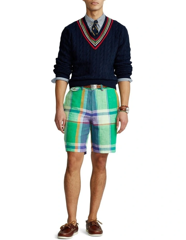 Polo Ralph Lauren Classic Fit Linen Madras Short 9-Inch 3 Polo Ralph Lauren Classic Fit Linen Madras Short 9-Inch - Image 3