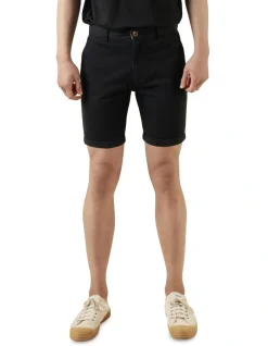 Article One Ellis Slim Chino Shorts Black